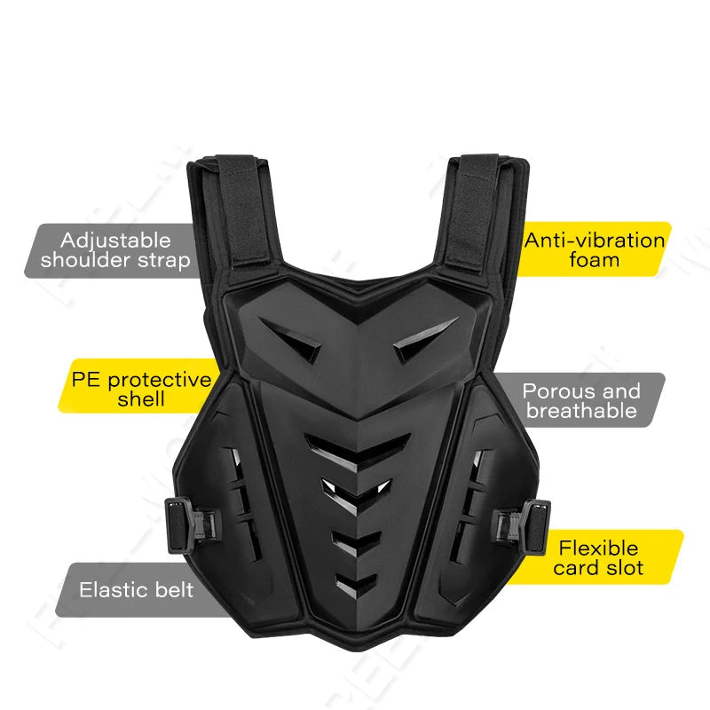 Motocross Body Armor Jacket Chest Back Protector