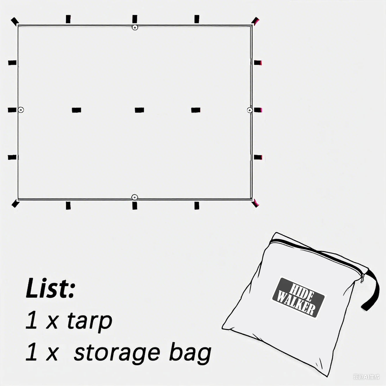 Waterproof Camping Tarp