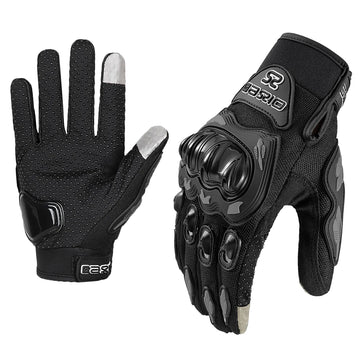 Breathable Full Finger Motorcycle Gloves