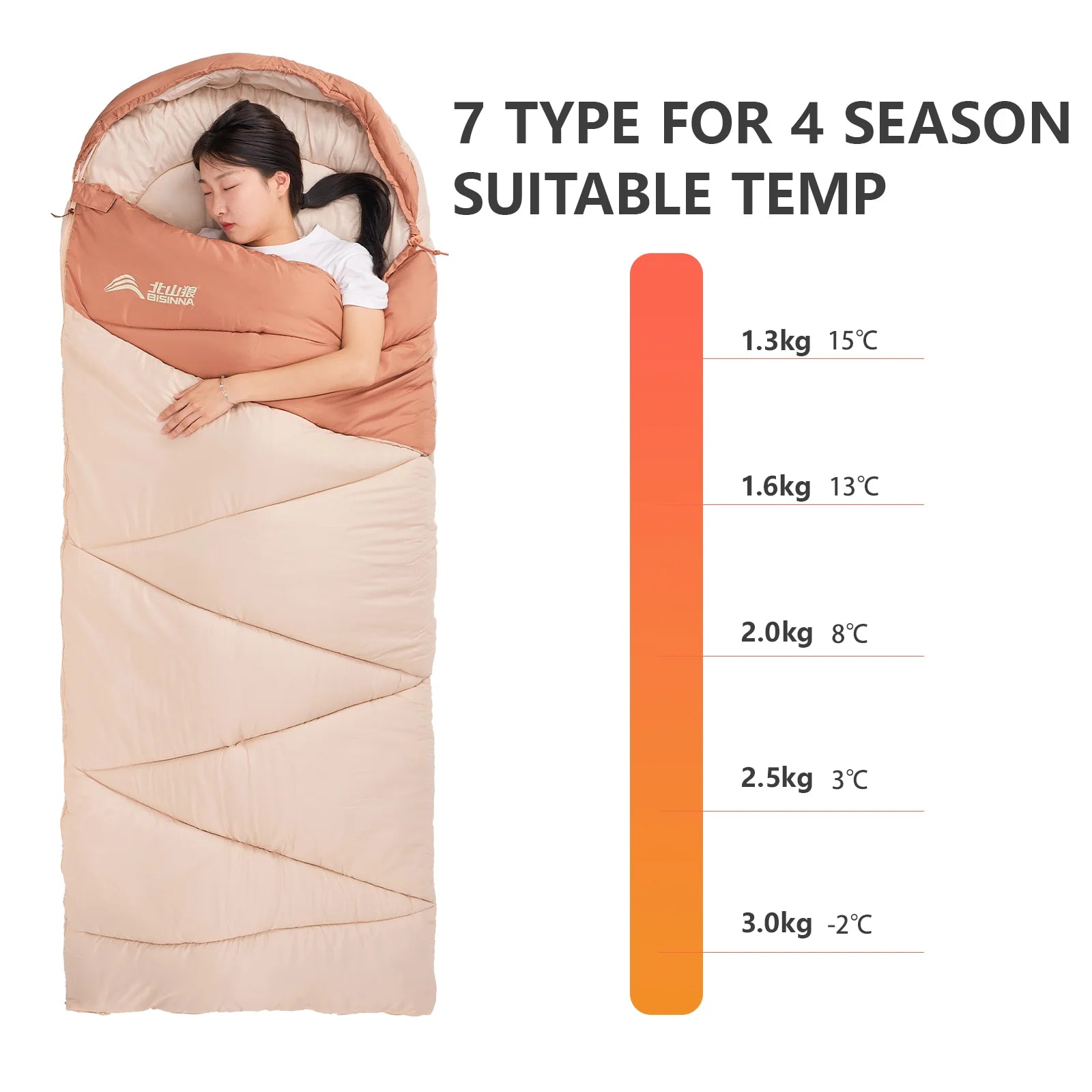 Ultralight Four Season Sleeping Bag