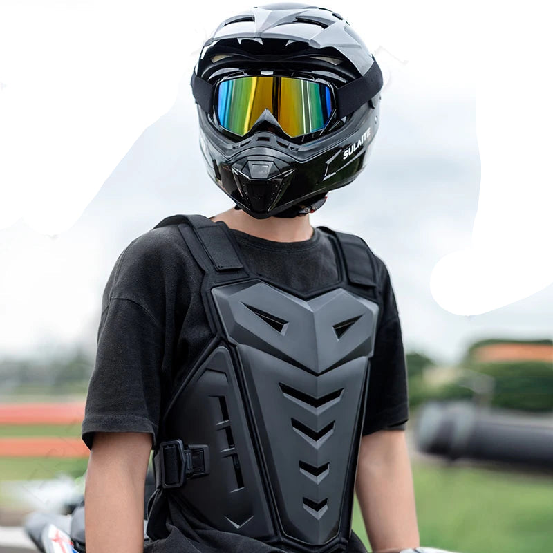Motocross Body Armor Jacket Chest Back Protector