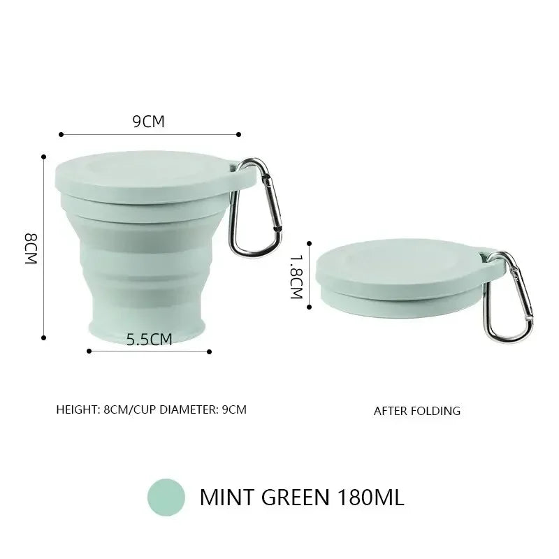 Portable Silicone Folding Travel Cup