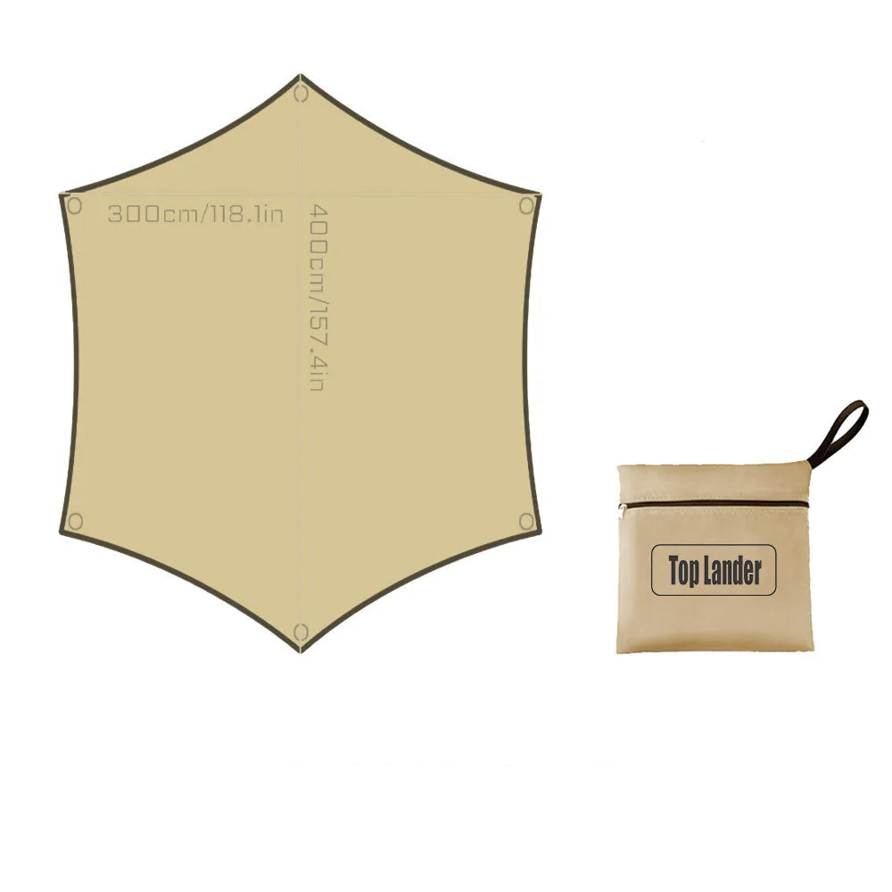 Waterproof Hexagonal Camping Tarp