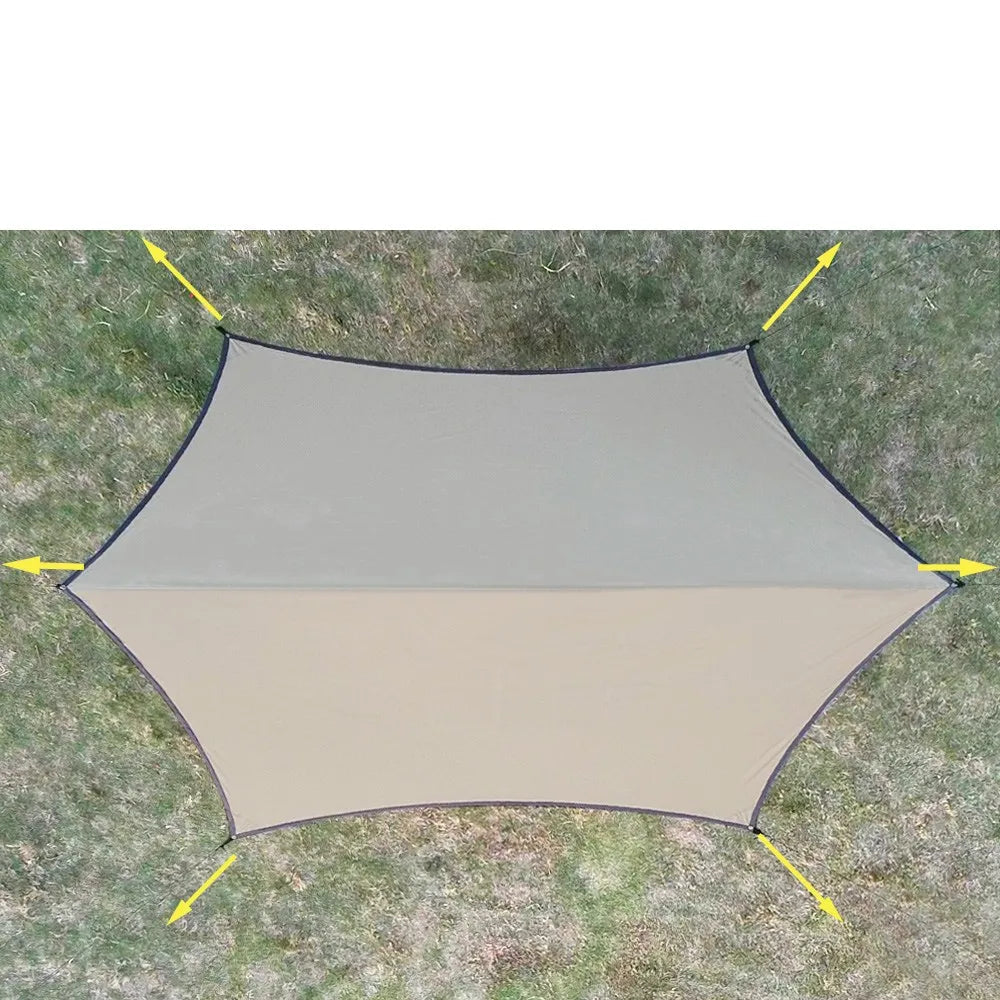 Waterproof Hexagonal Camping Tarp