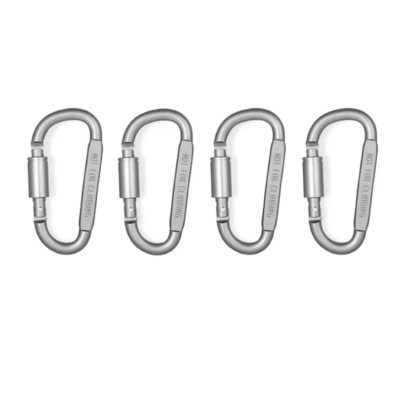 Aluminum Carabiner Clip Set