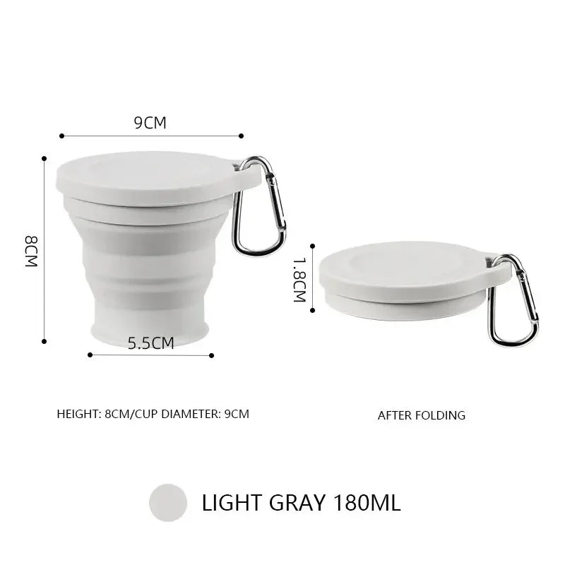 Portable Silicone Folding Travel Cup
