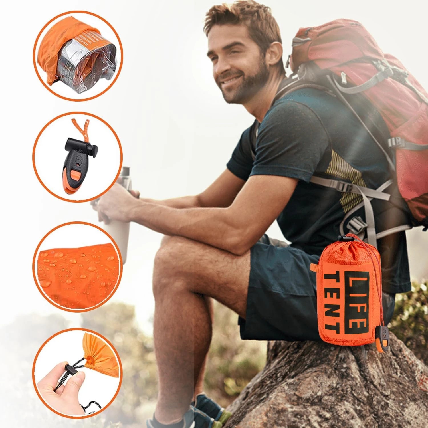 Waterproof Disaster Relief Camping Tent