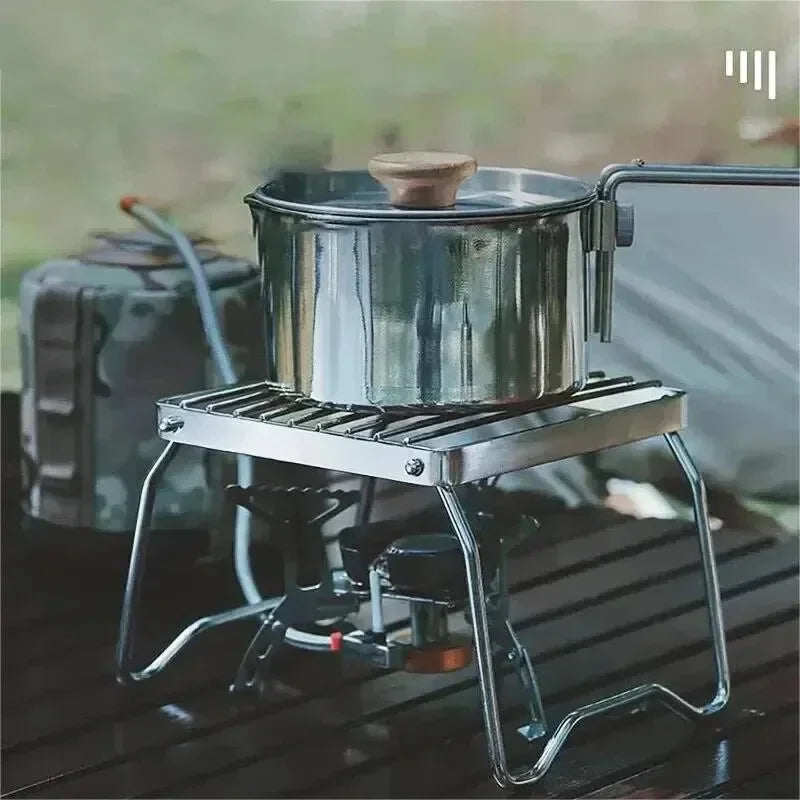 Portable Stainless Steel Camping Stove Holder
