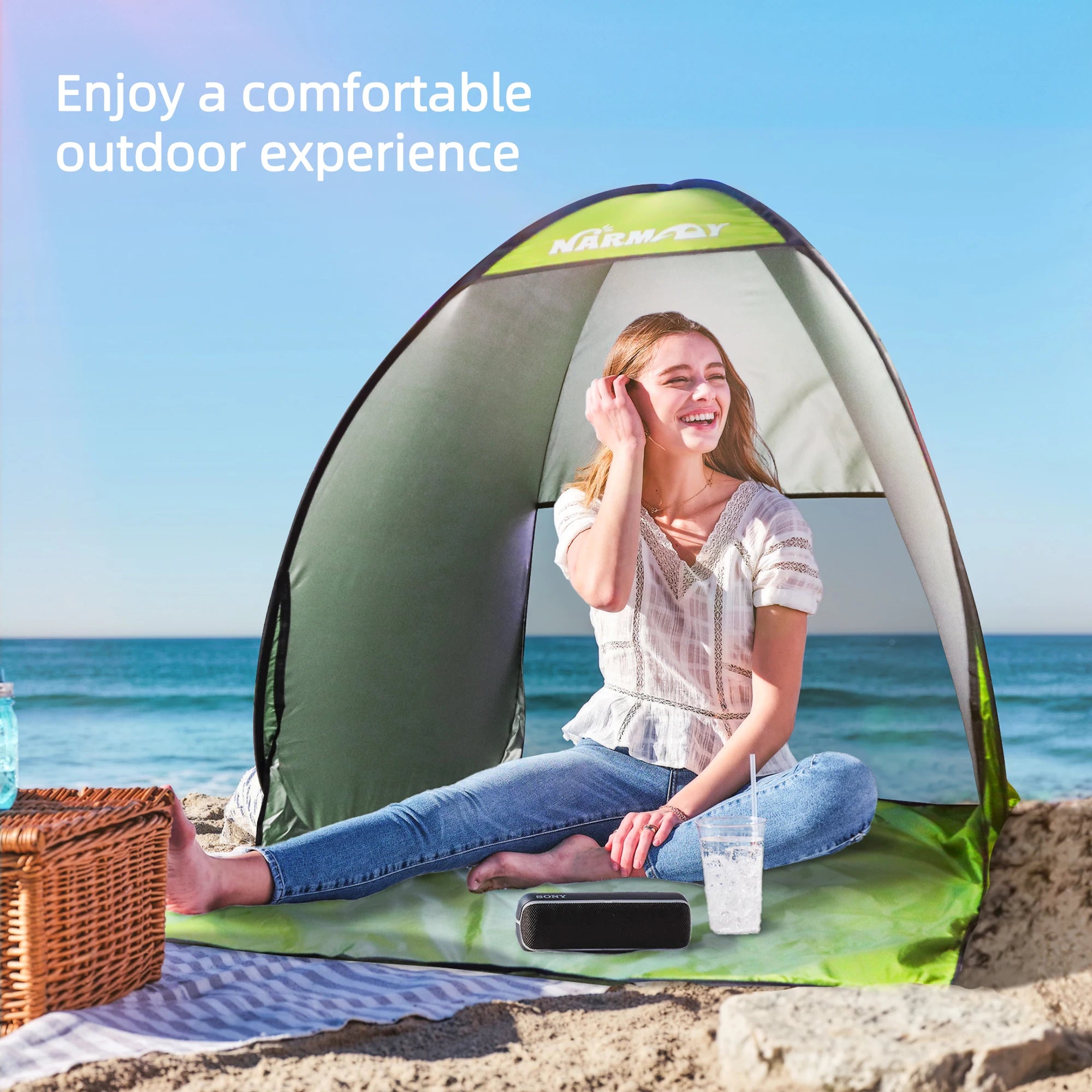 Waterproof UV Resistant Beach Tent