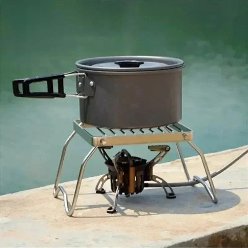 Portable Stainless Steel Camping Stove Holder