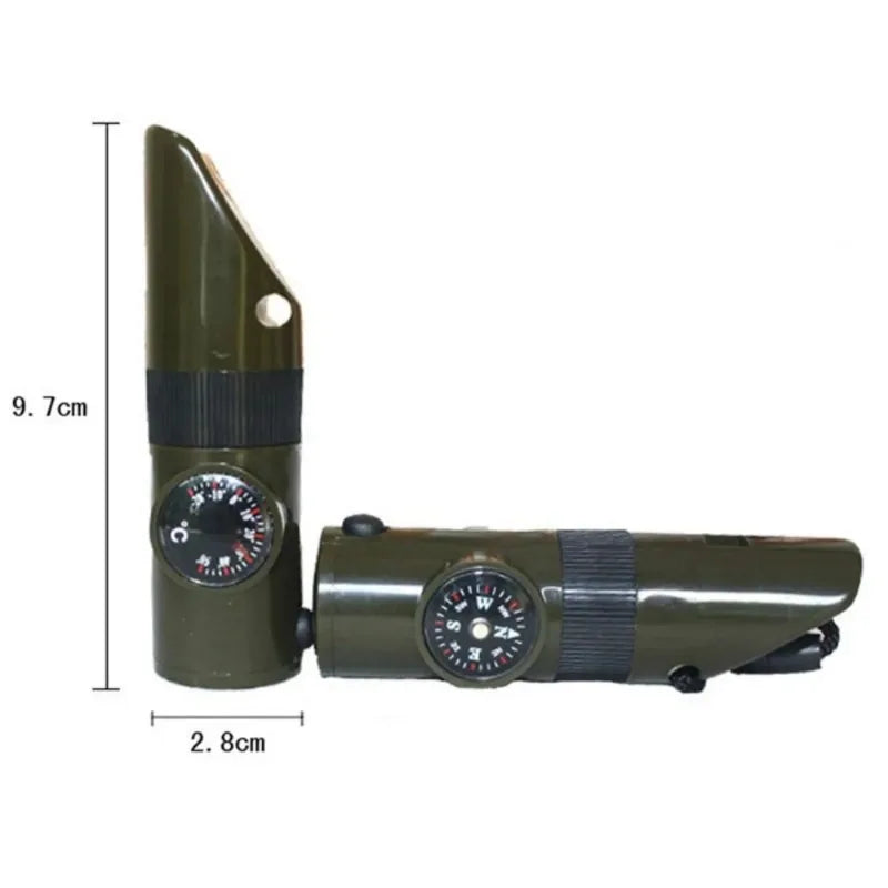 Multifunction Survival Whistle Compass