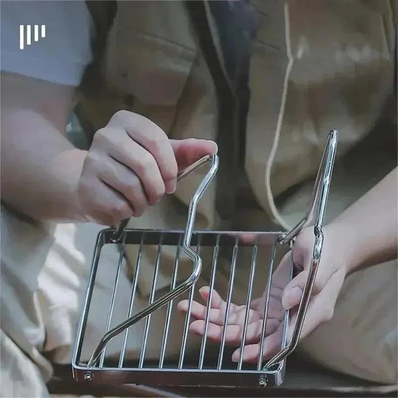 Portable Stainless Steel Camping Stove Holder