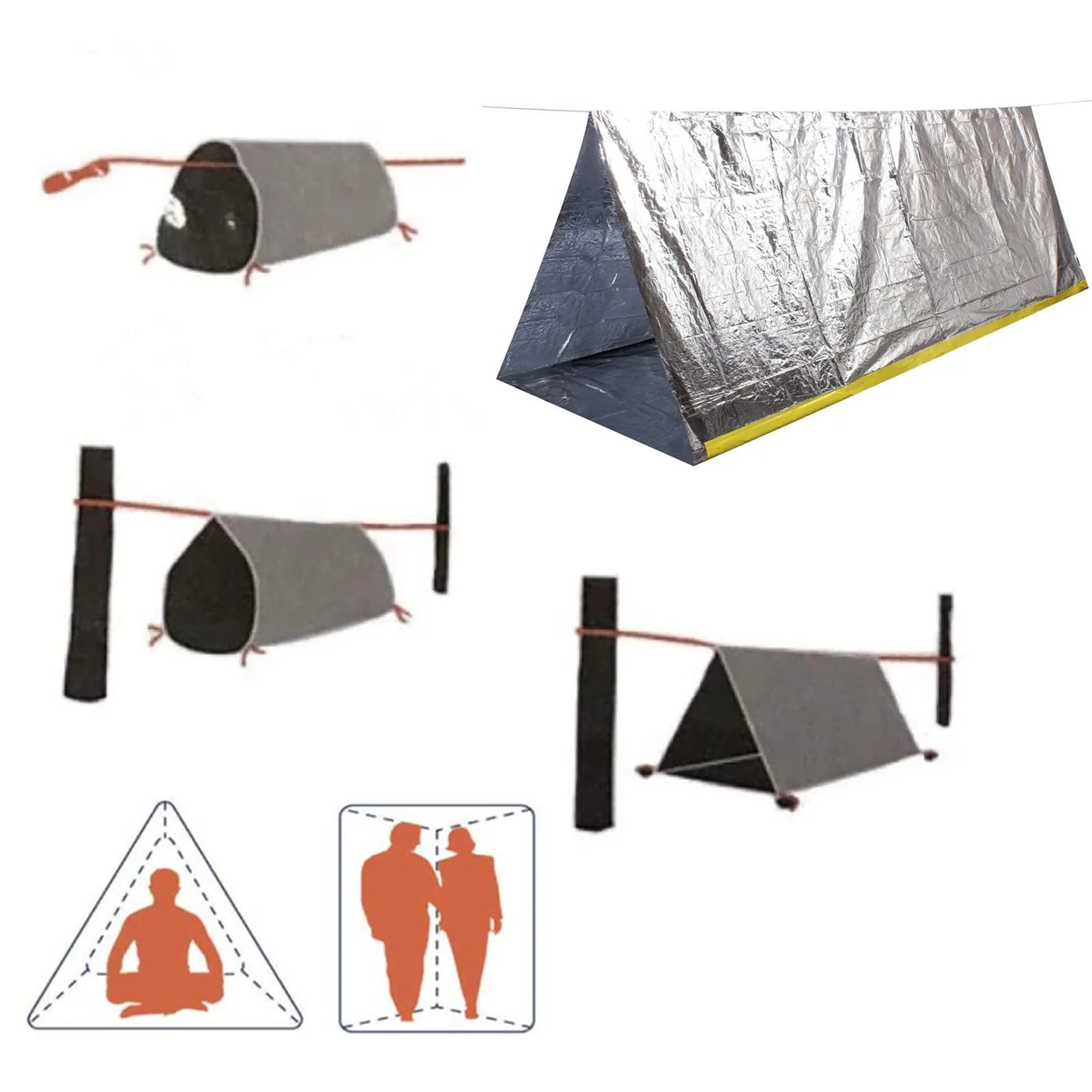 Waterproof Emergency Tube Tent