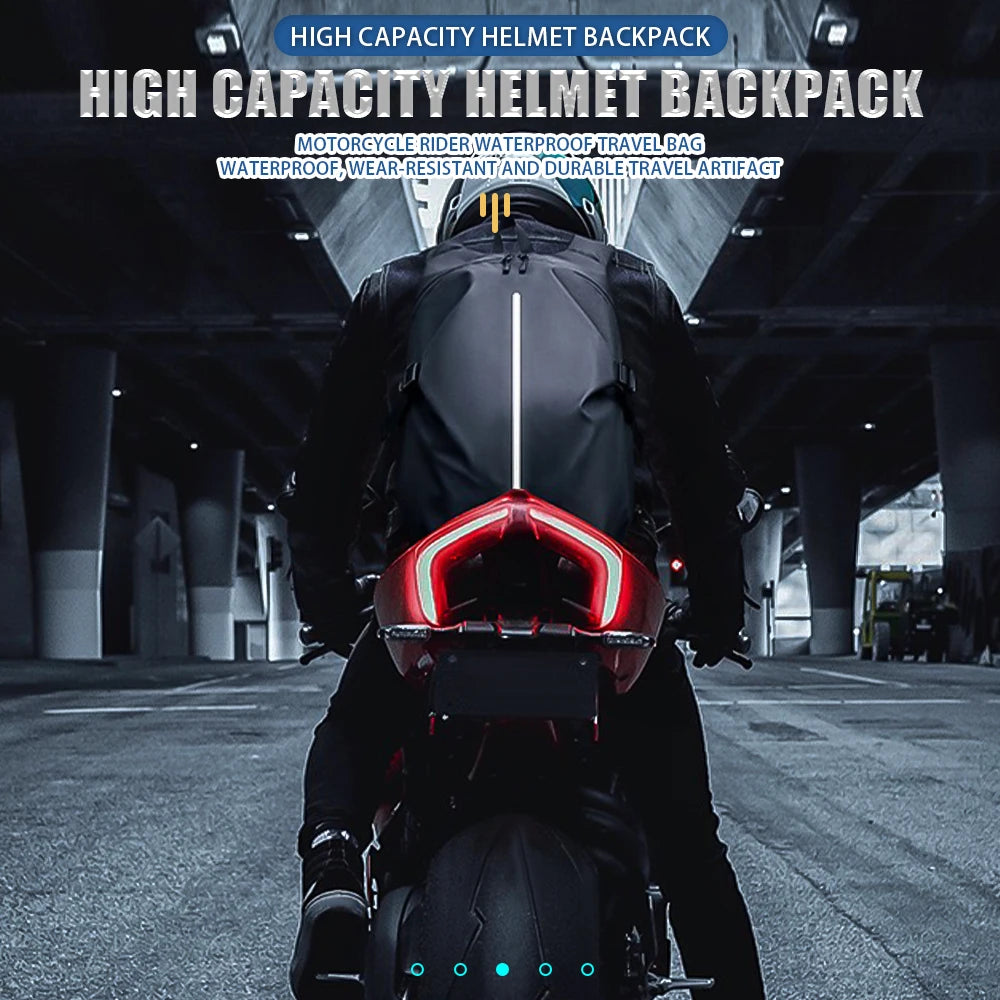 Waterproof Motorcycle Helmet Backpack
