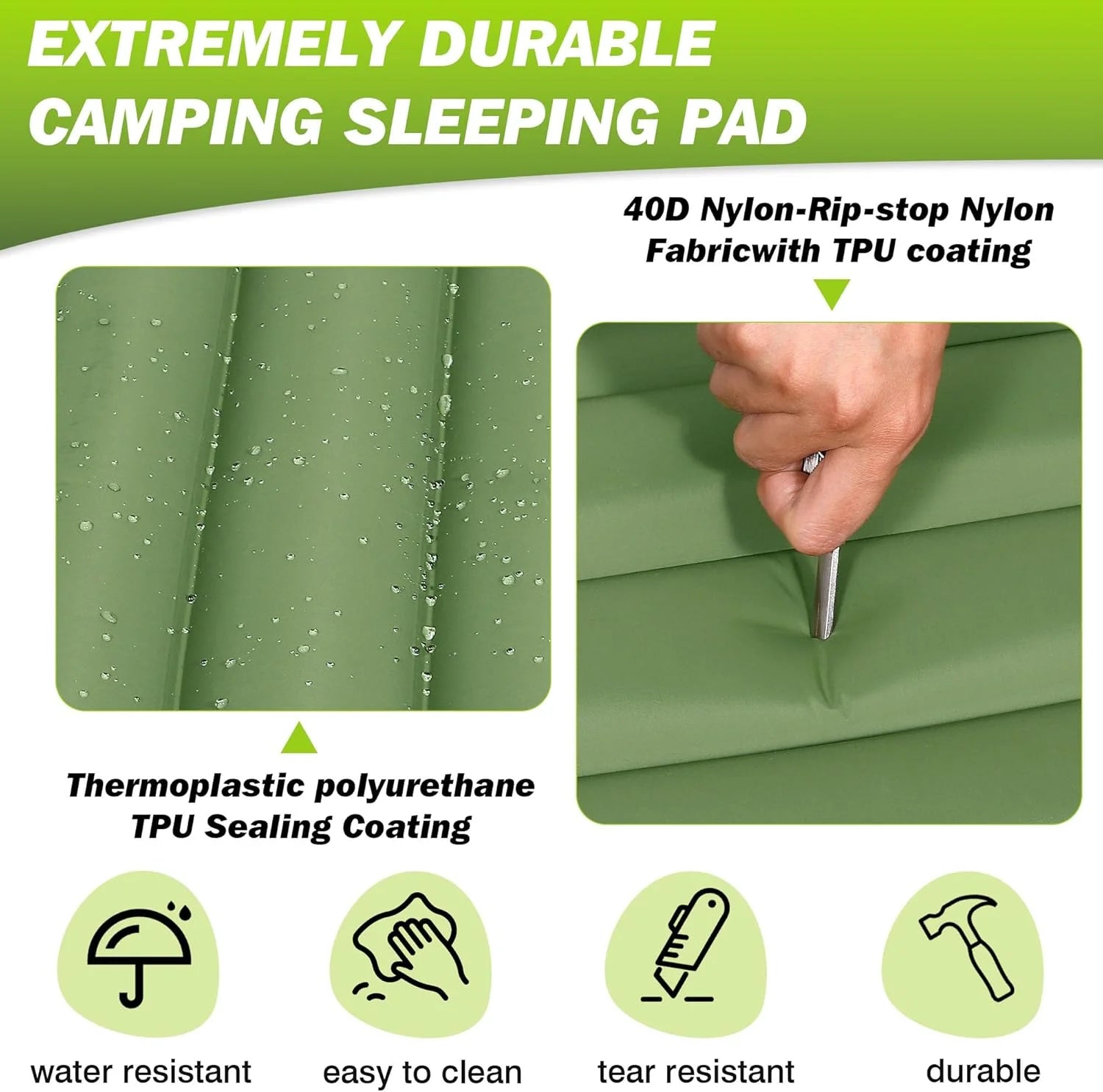 Extra Thick Camping Sleeping Pad