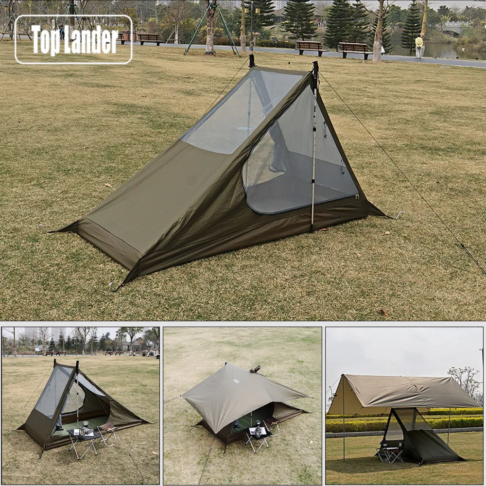 Lightweight Solo Trekking Pole Tent