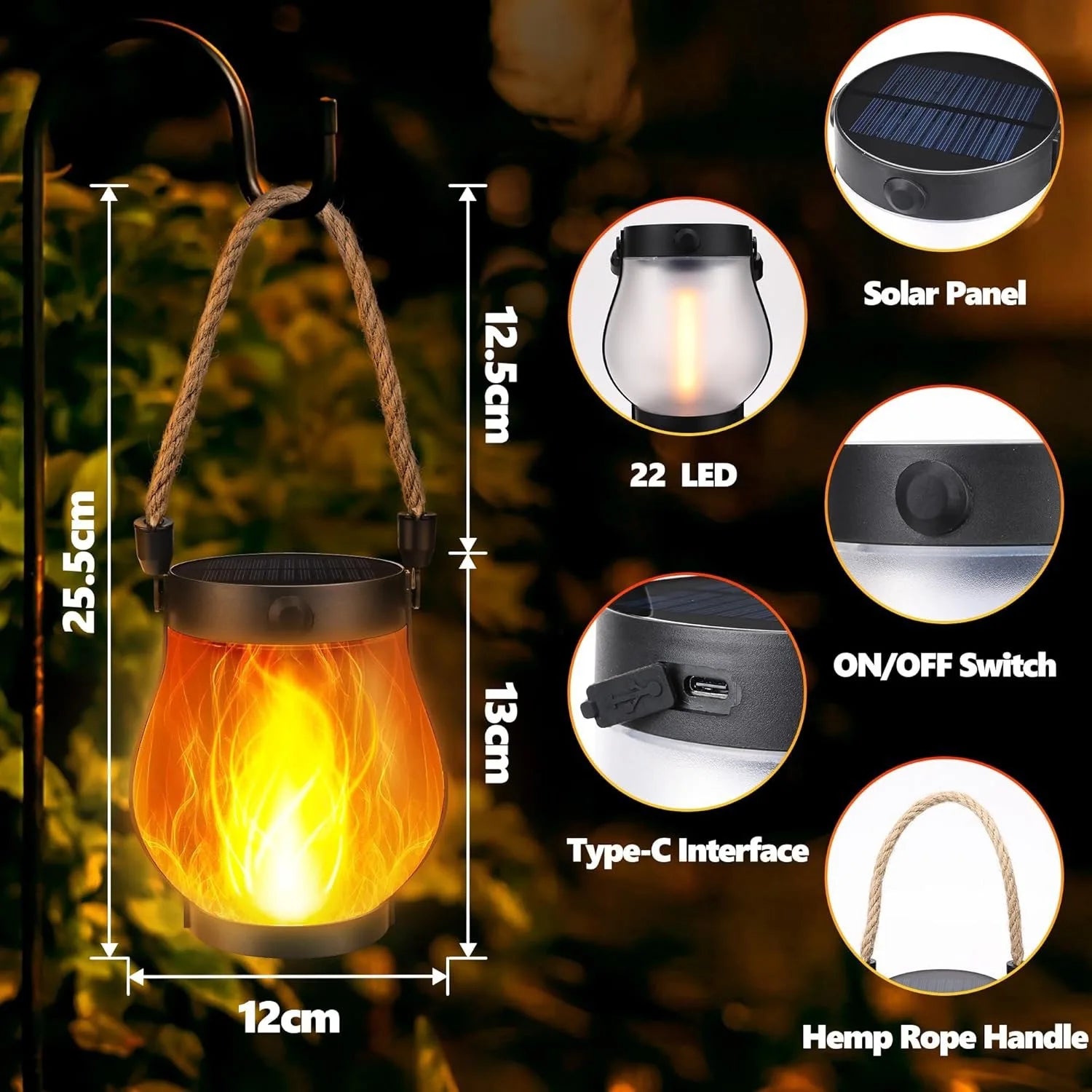 Waterproof Hanging Camping Lantern
