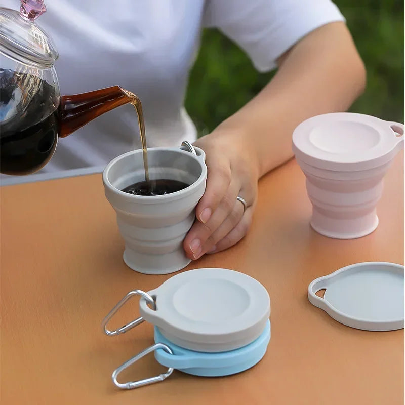 Portable Silicone Folding Travel Cup