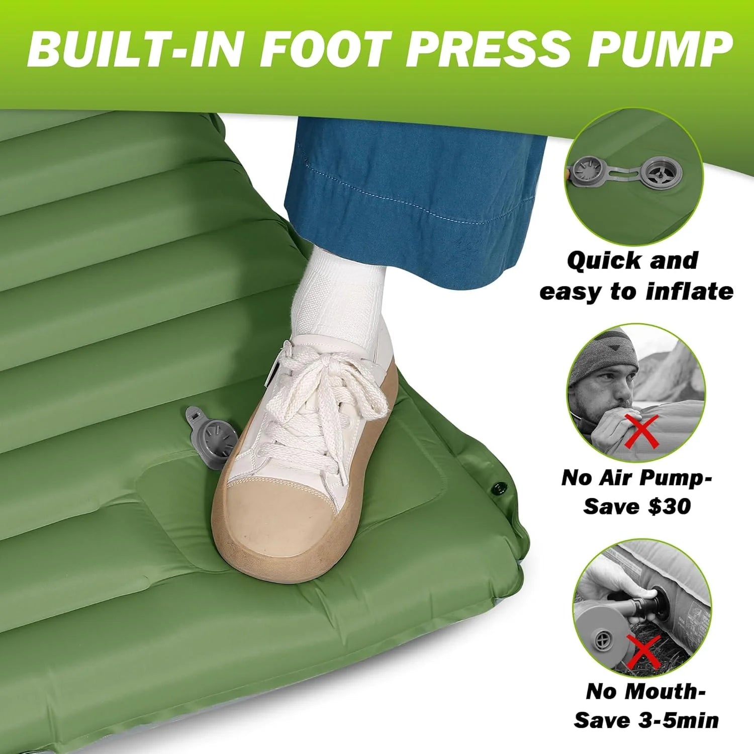 Extra Thick Camping Sleeping Pad