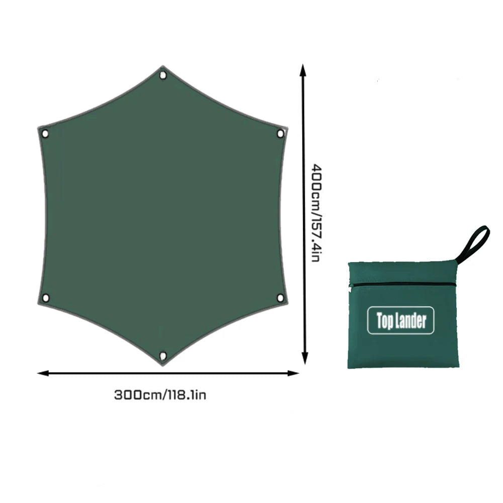 Waterproof Hexagonal Camping Tarp