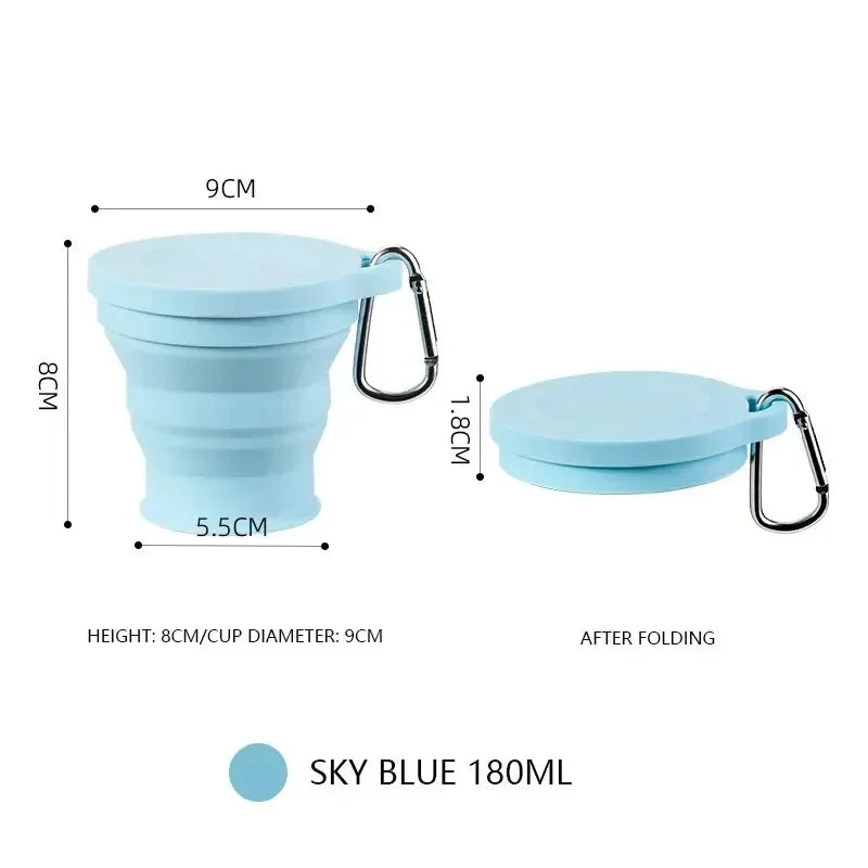 Portable Silicone Folding Travel Cup