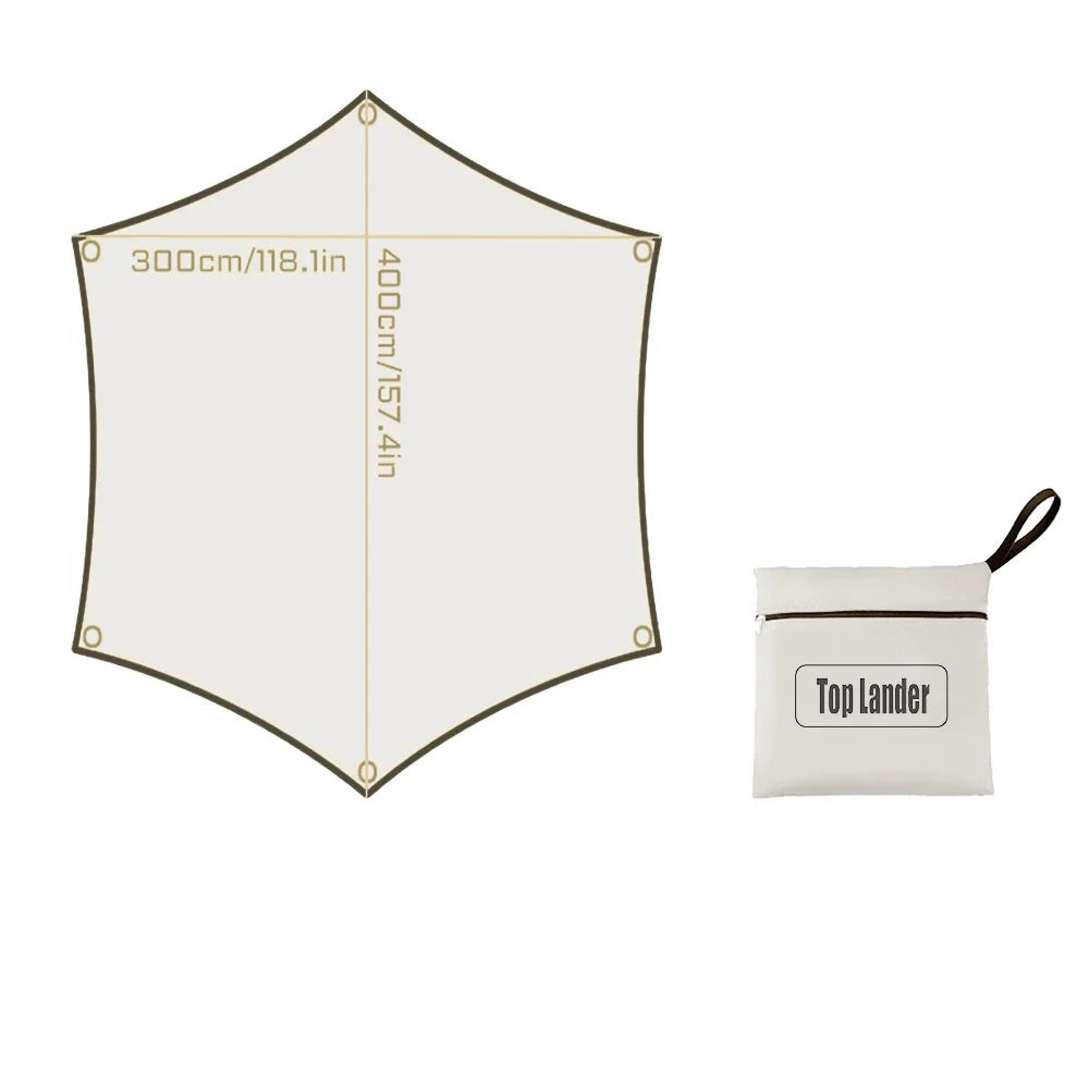 Waterproof Hexagonal Camping Tarp