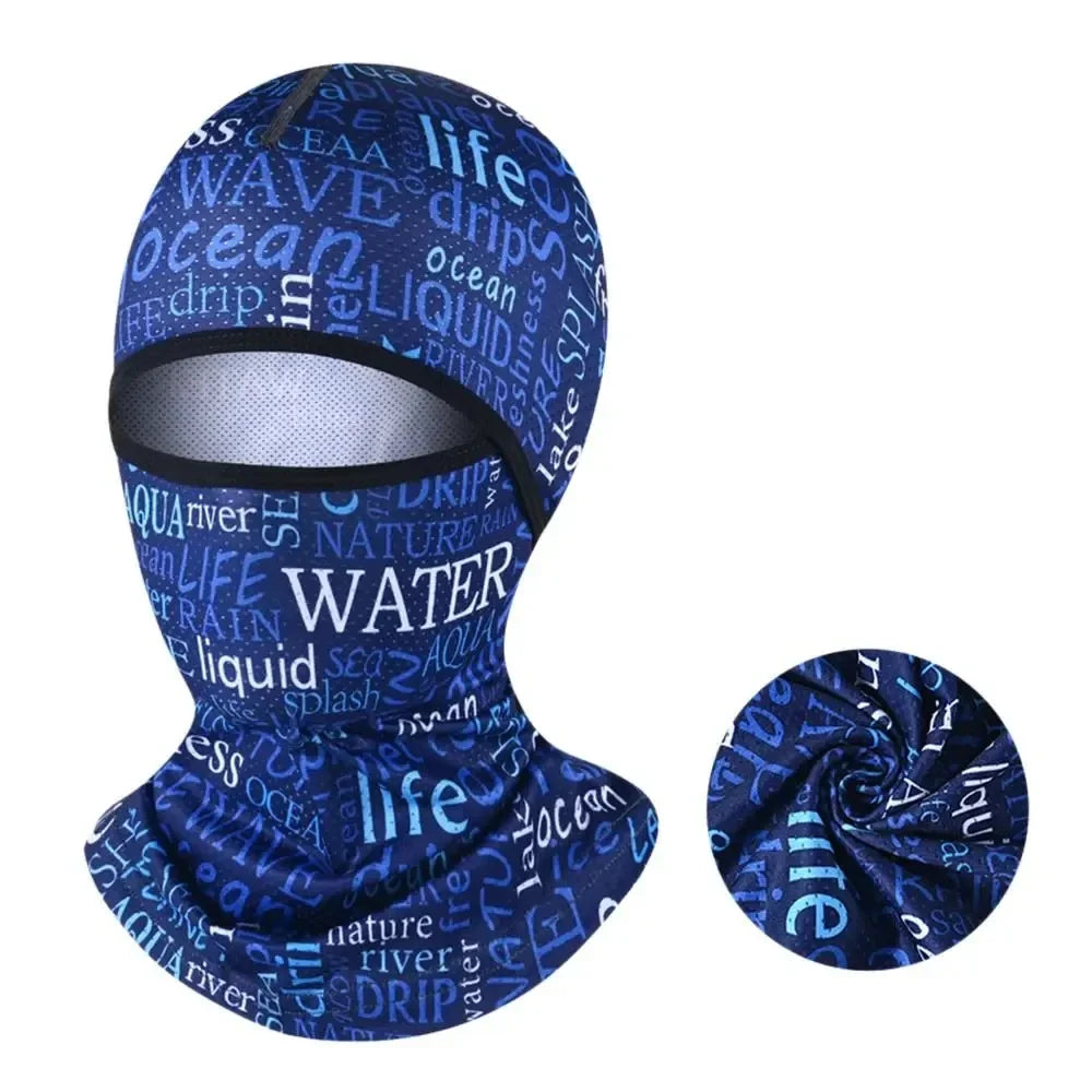 Summer Ice Silk Balaclava Face Cover