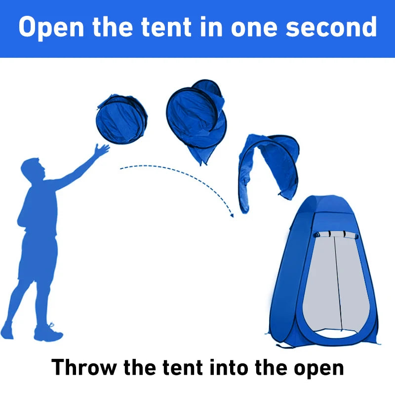 Portable Pop-Up Camping Shower Tent