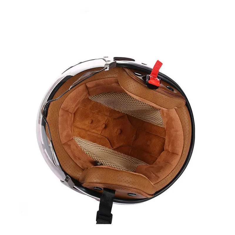 Retro Open Face Motorcycle Helmet