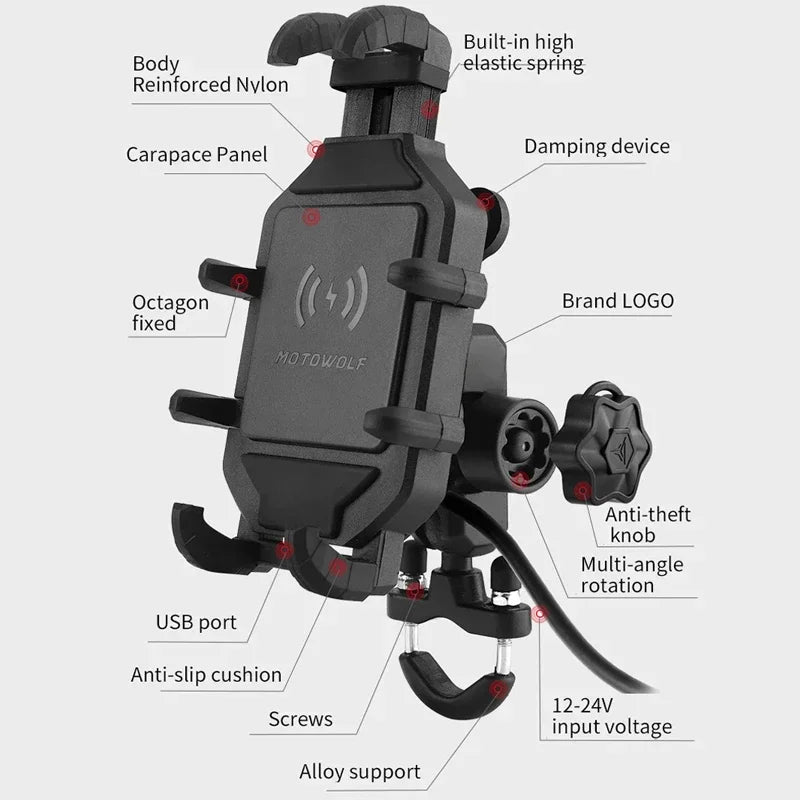 Phone Holder Quick Charger