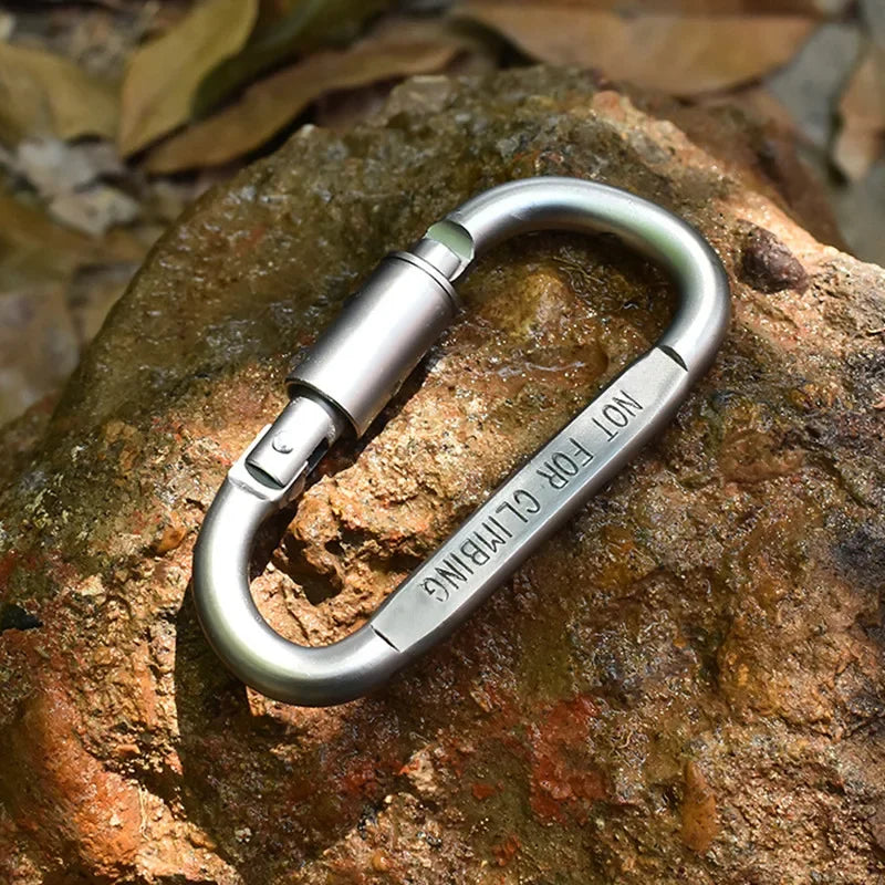 Aluminum Carabiner Clip Set