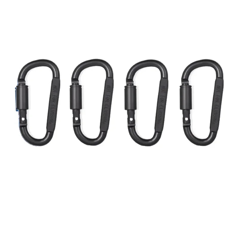 Aluminum Carabiner Clip Set
