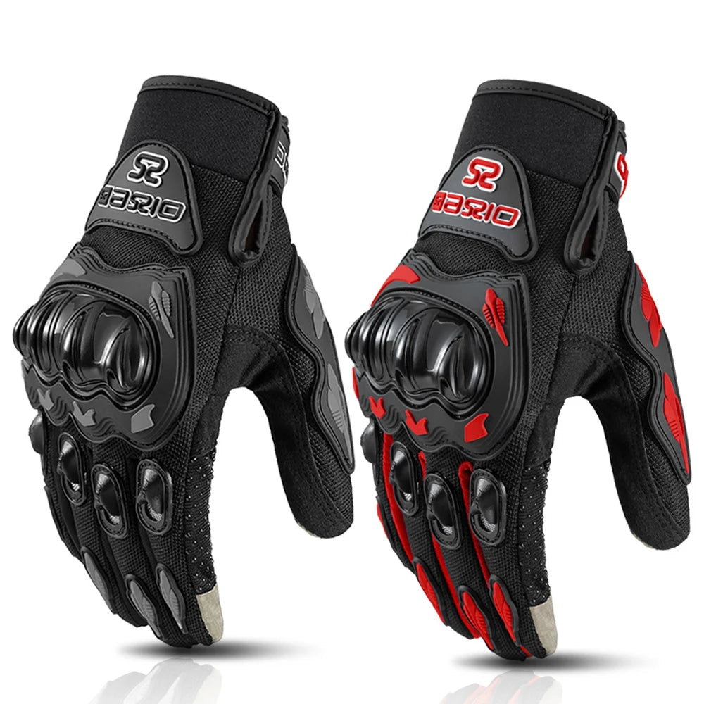 Breathable Full Finger Motorcycle Gloves