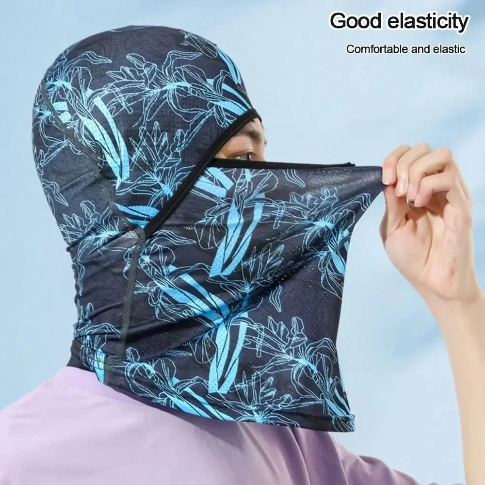 Summer Ice Silk Balaclava Face Cover