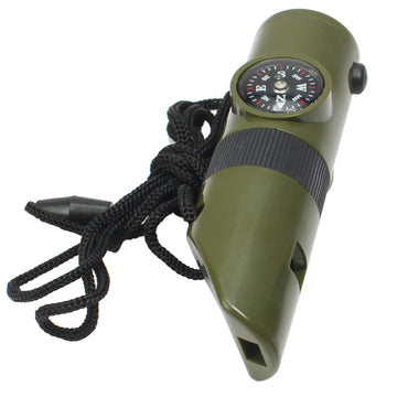 Multifunction Survival Whistle Compass
