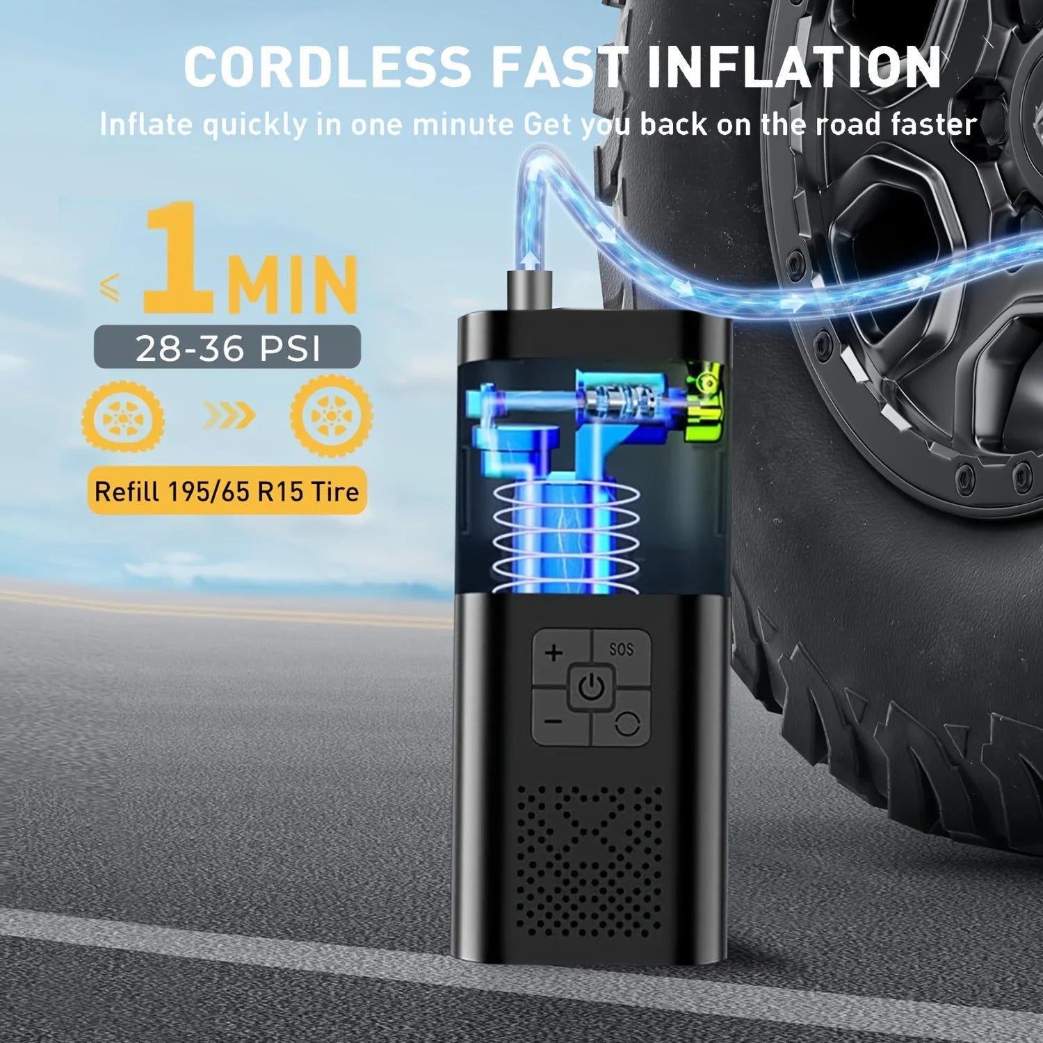 Digital Air Compressor Fast Pump