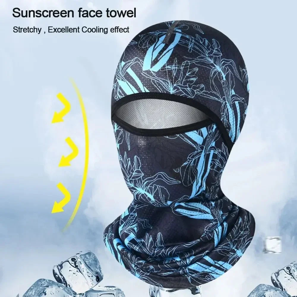 Summer Ice Silk Balaclava Face Cover