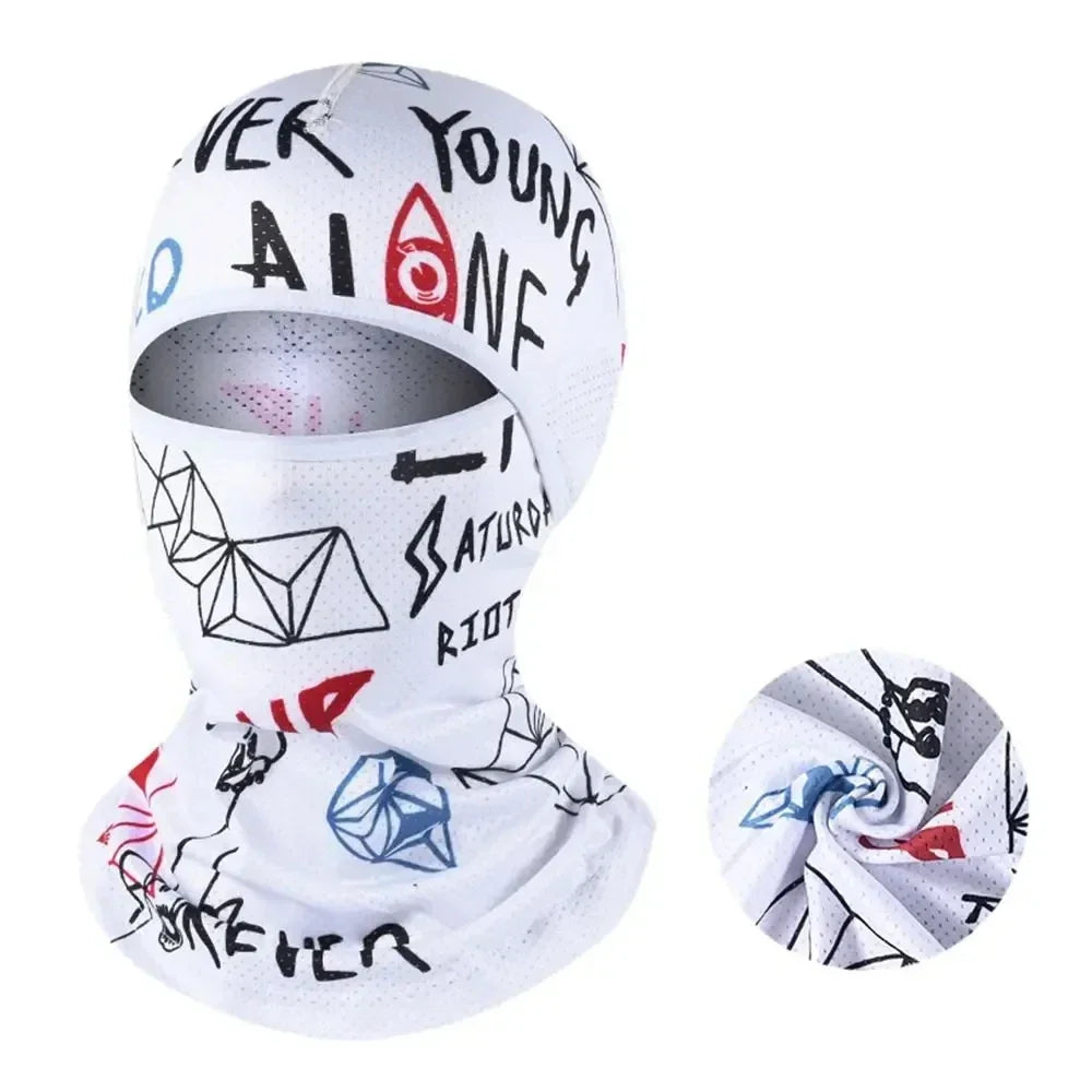 Summer Ice Silk Balaclava Face Cover