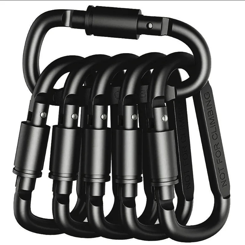 Aluminum Carabiner Clip Set