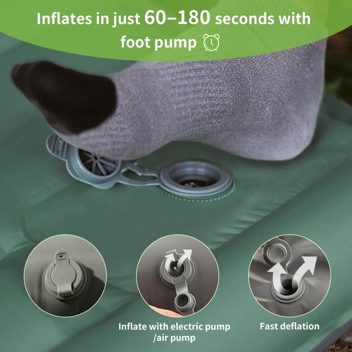 Ultralight Inflatable Camping Sleeping Pad